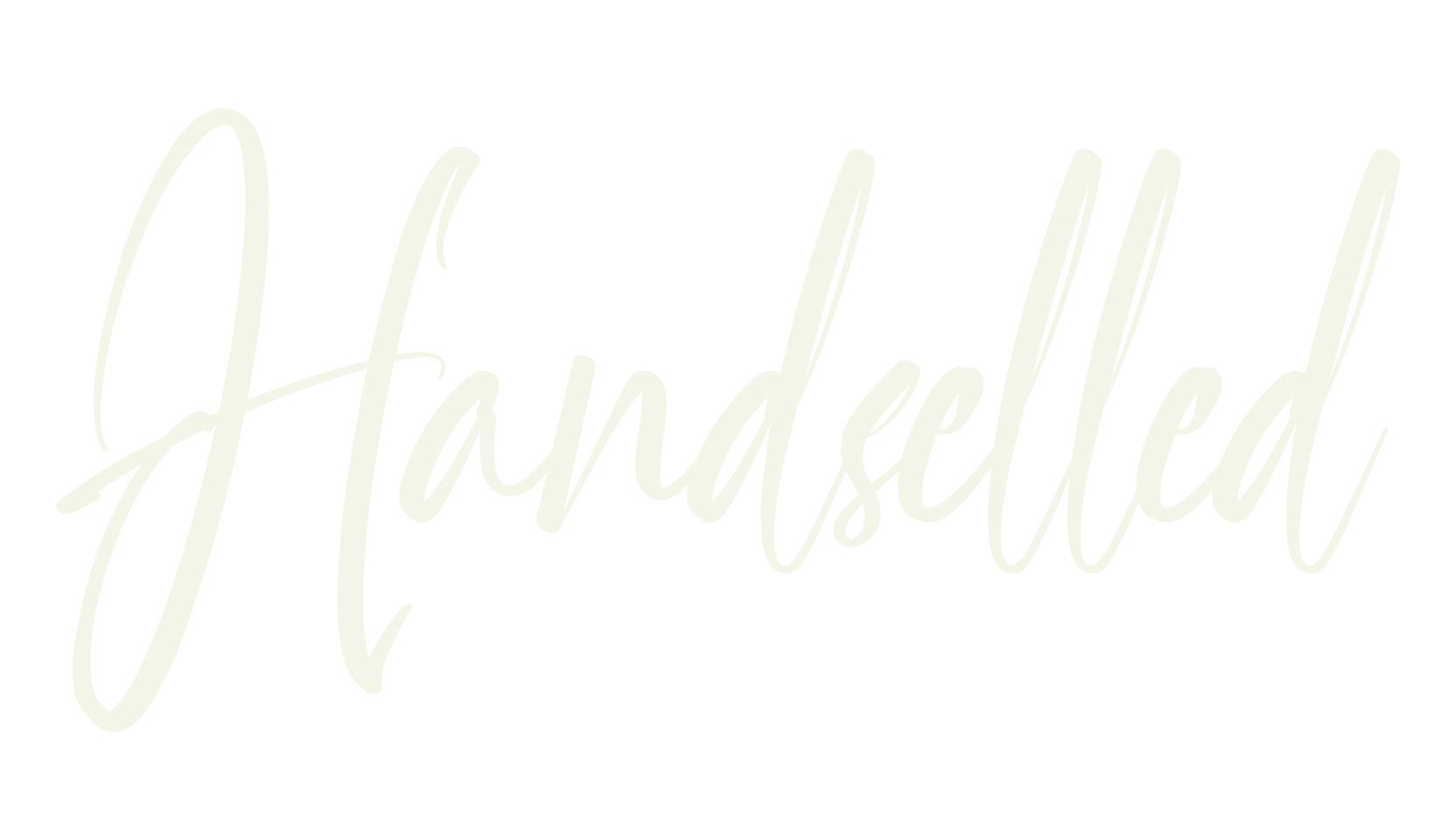 Handselled, brush font preview