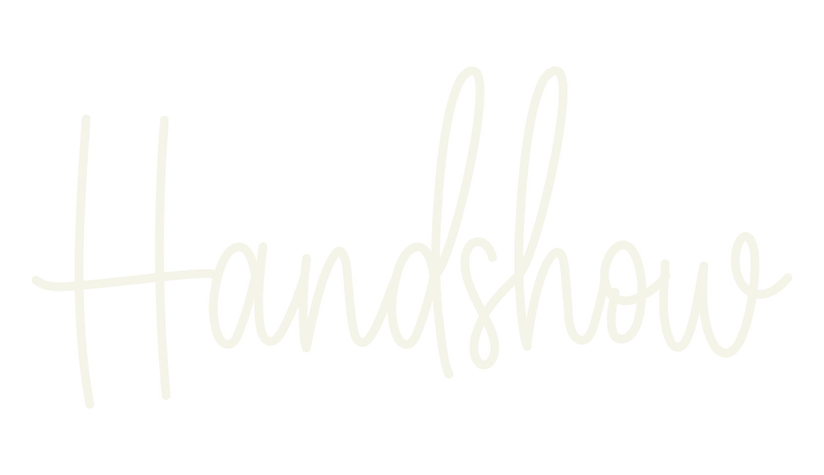 Handshow, calligraphy font preview