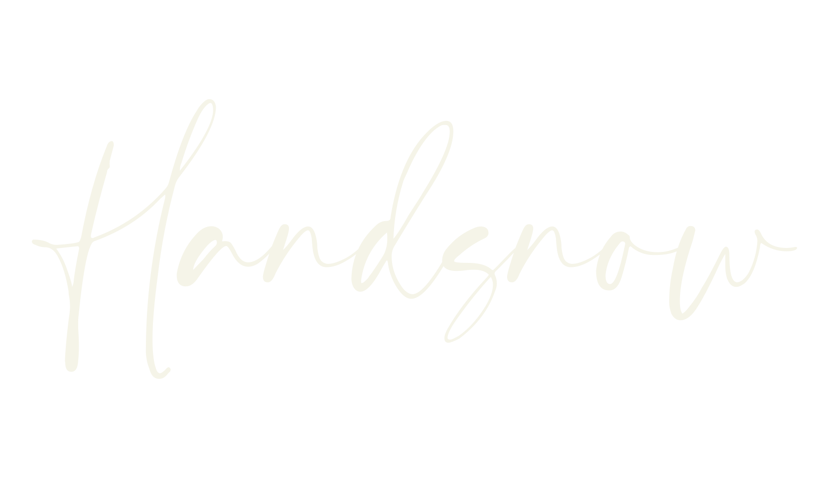 Handsnow, calligraphy font preview