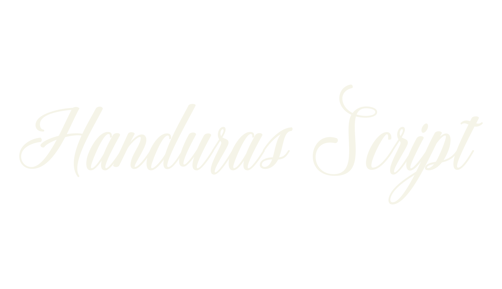 Handuras Script, script font preview