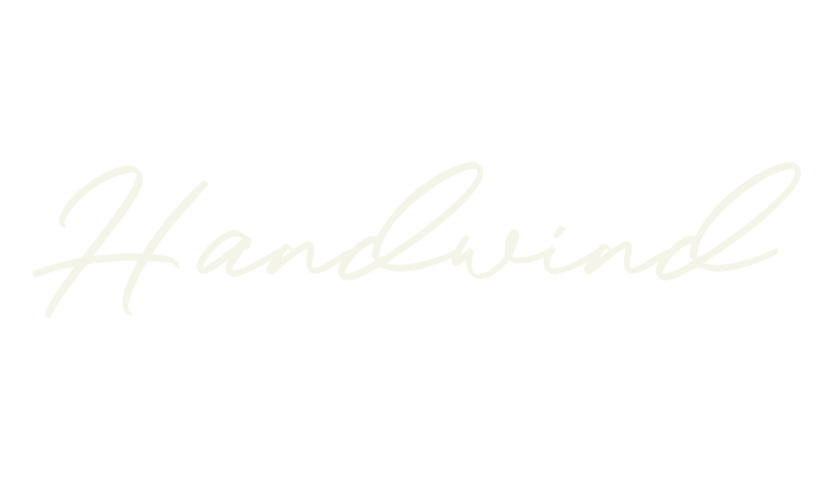 Handwind, fashion sign font preview