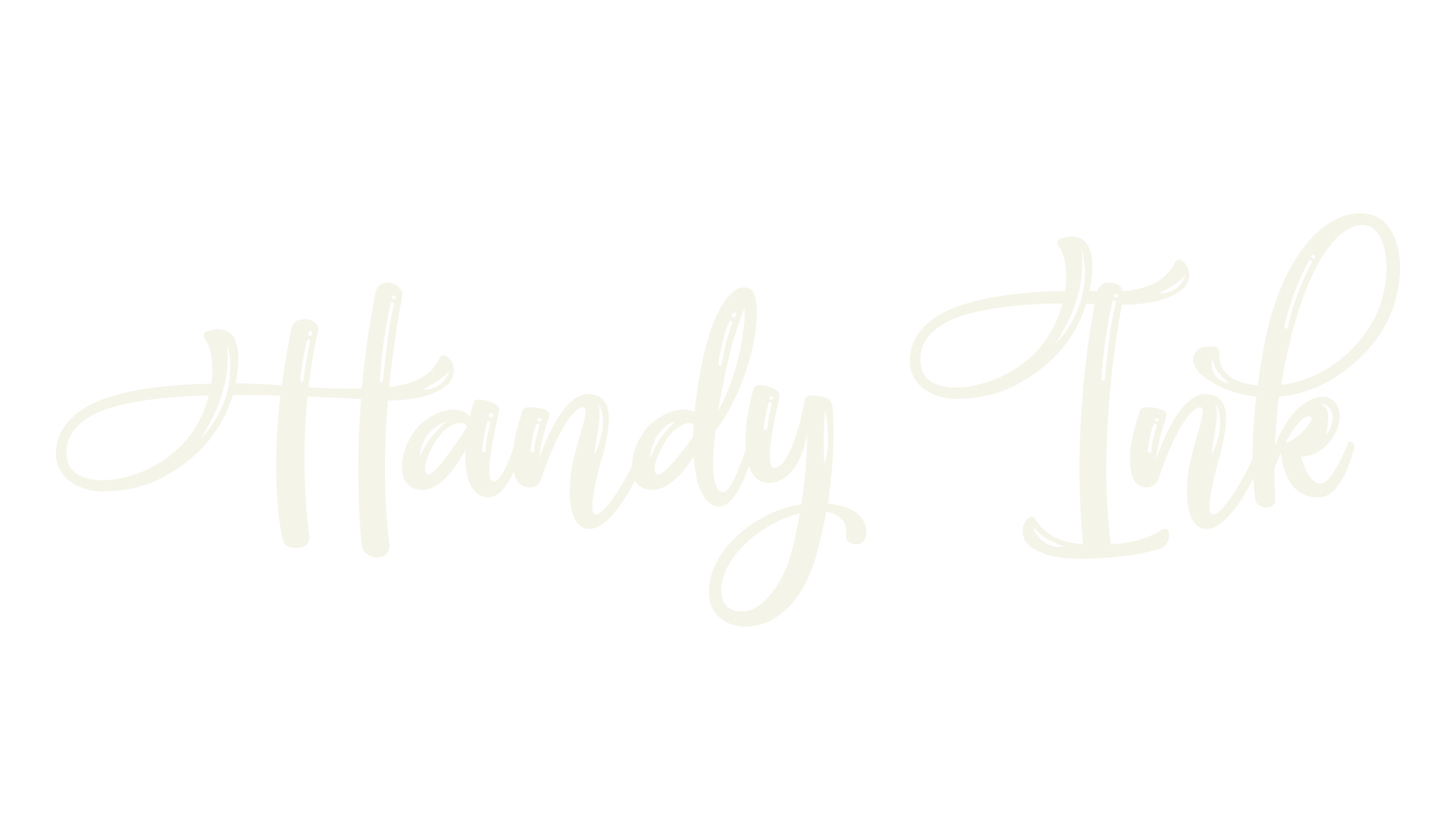 Handy Ink, vintage font preview