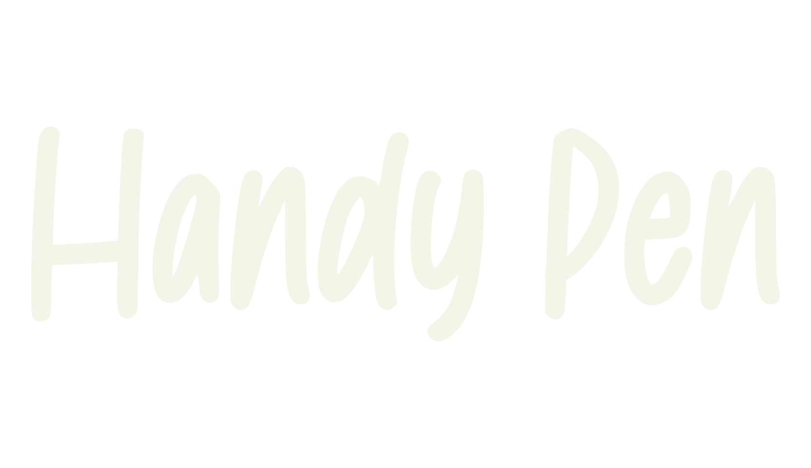 Handy Pen, handwriting font preview