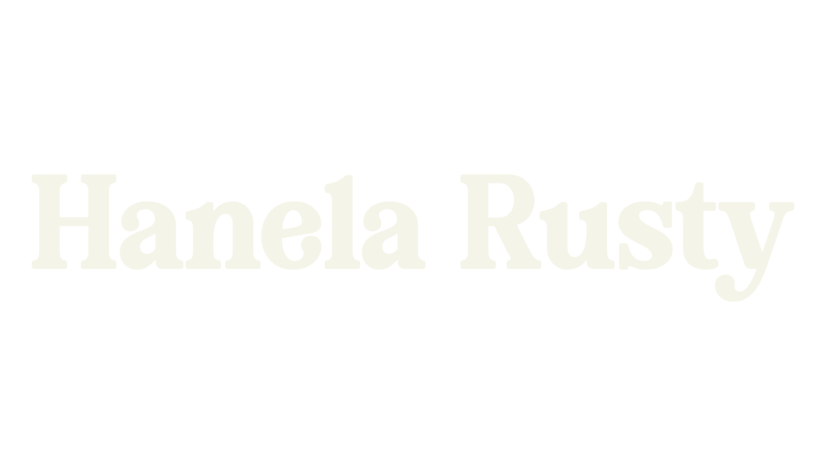 Hanela Rusty, 70s font preview