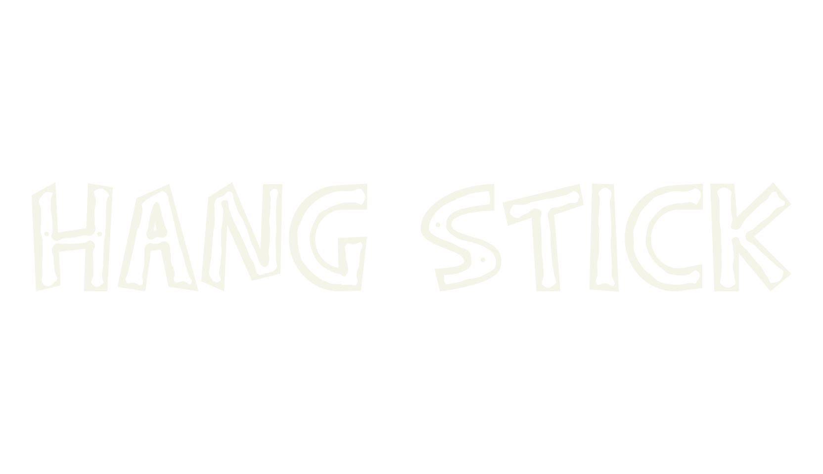 Hang Stick, calligraphy font preview