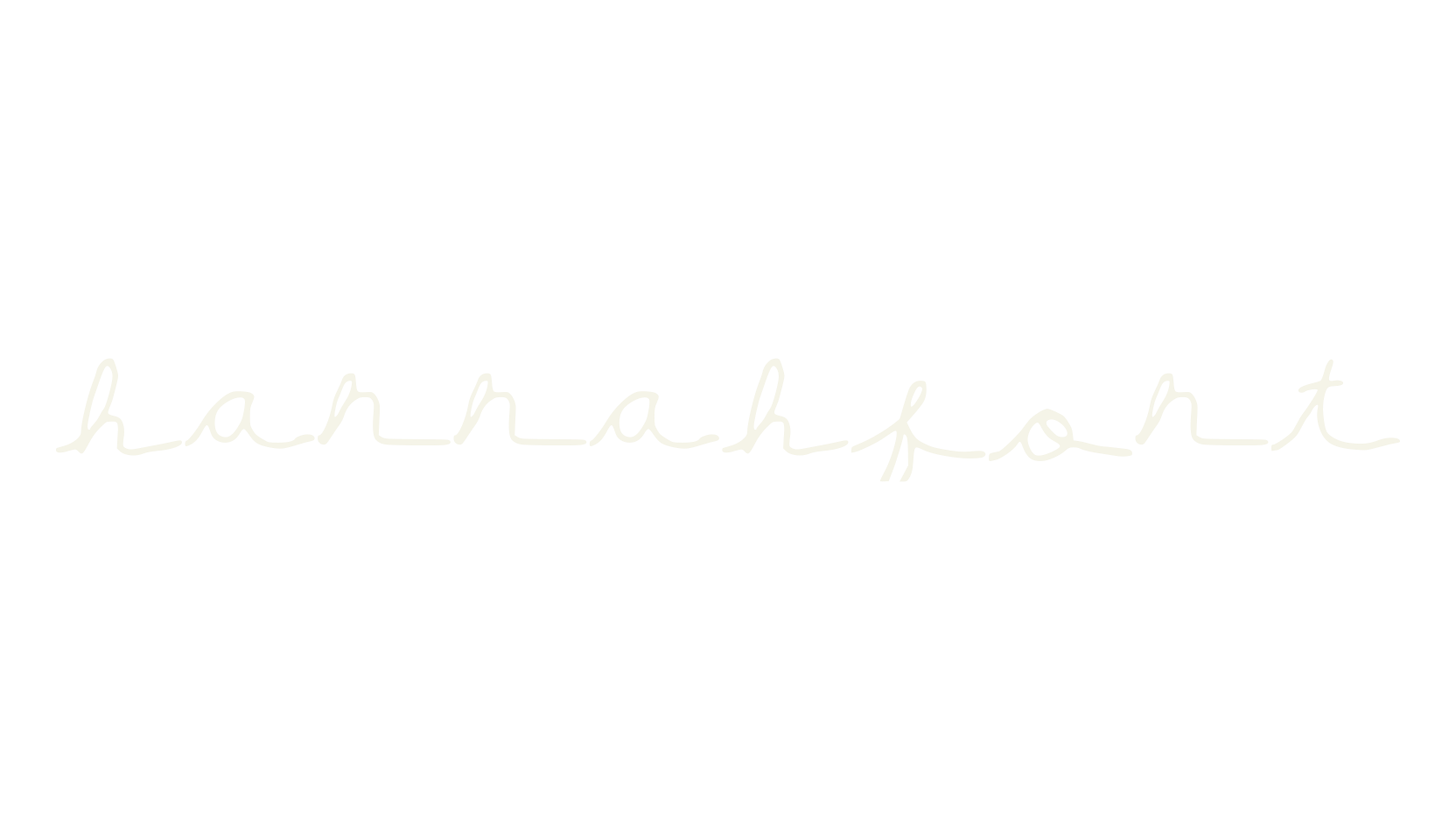 hannahfont, cursive font preview