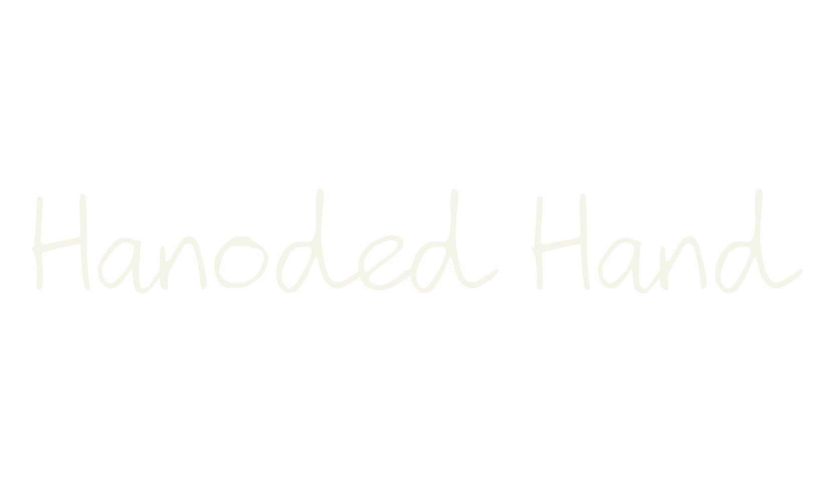 Hanoded Hand, fashion script font preview
