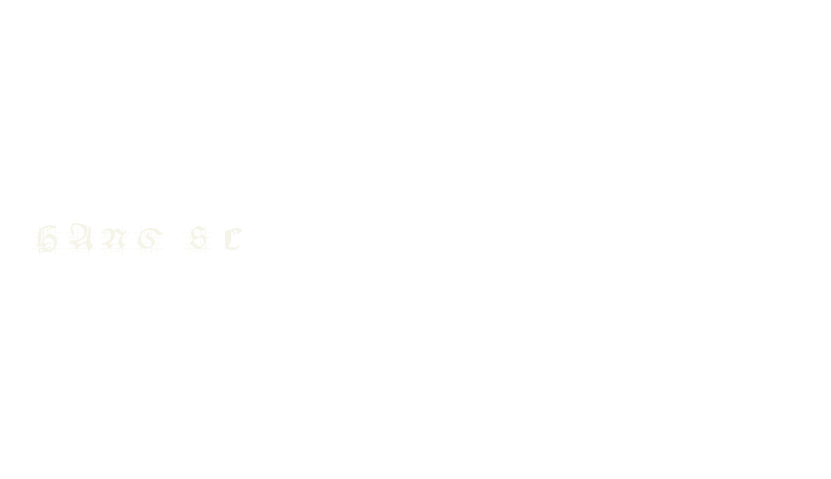 Hans Schoens Caps In Grid, fantasy font preview