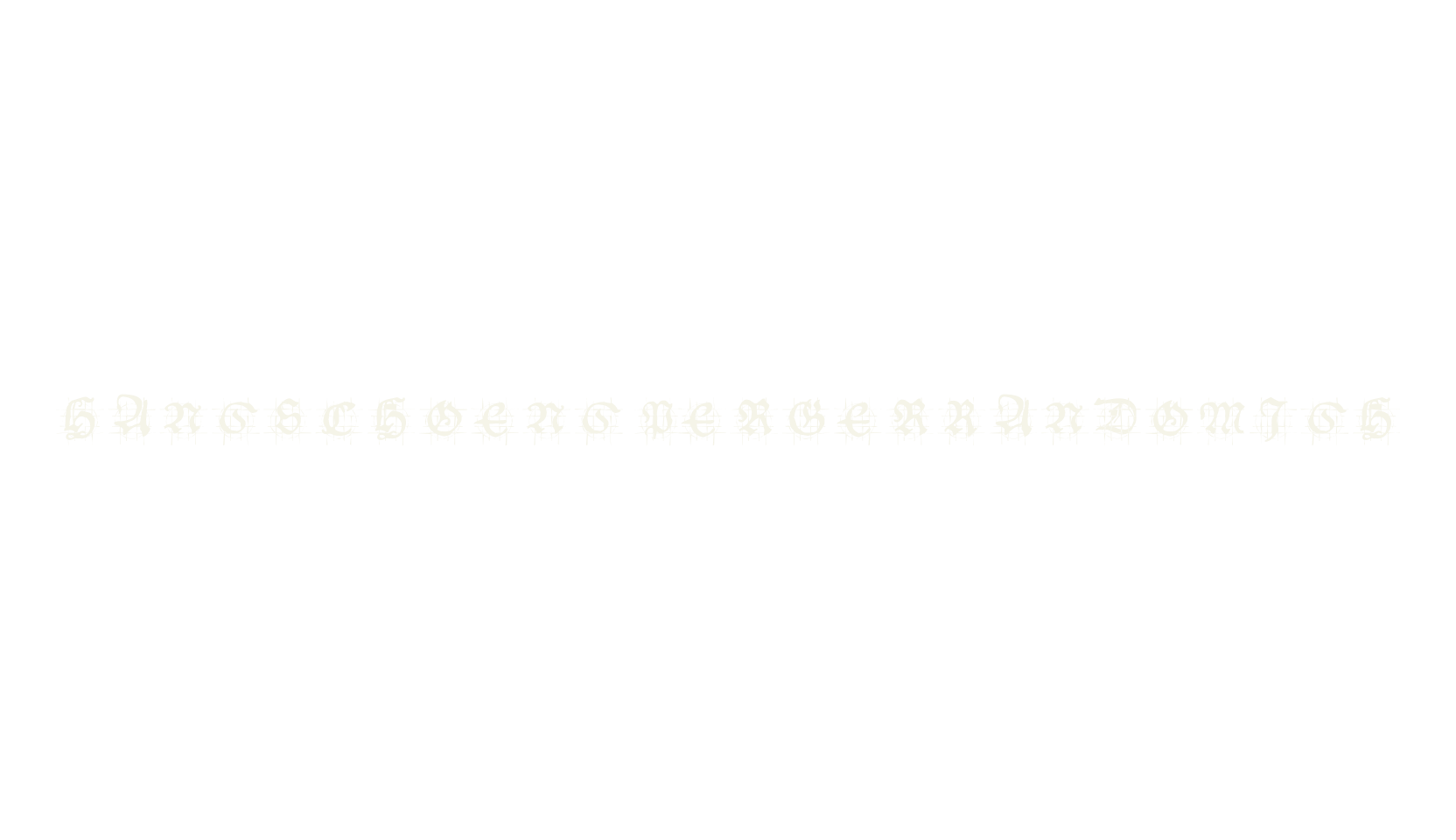 HansSchoenspergerRandomish, fantasy font preview