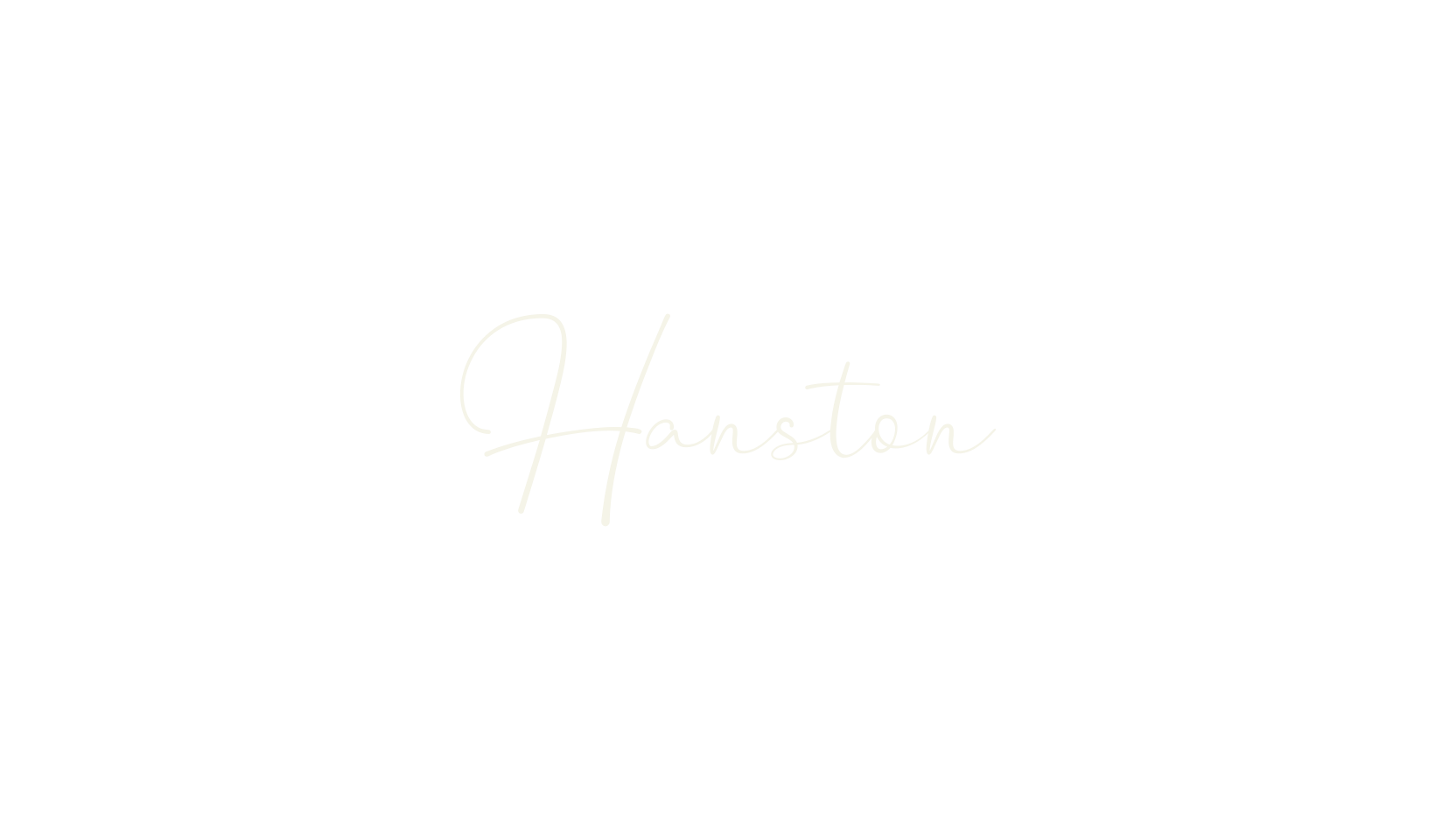 Hanston, lettering font preview