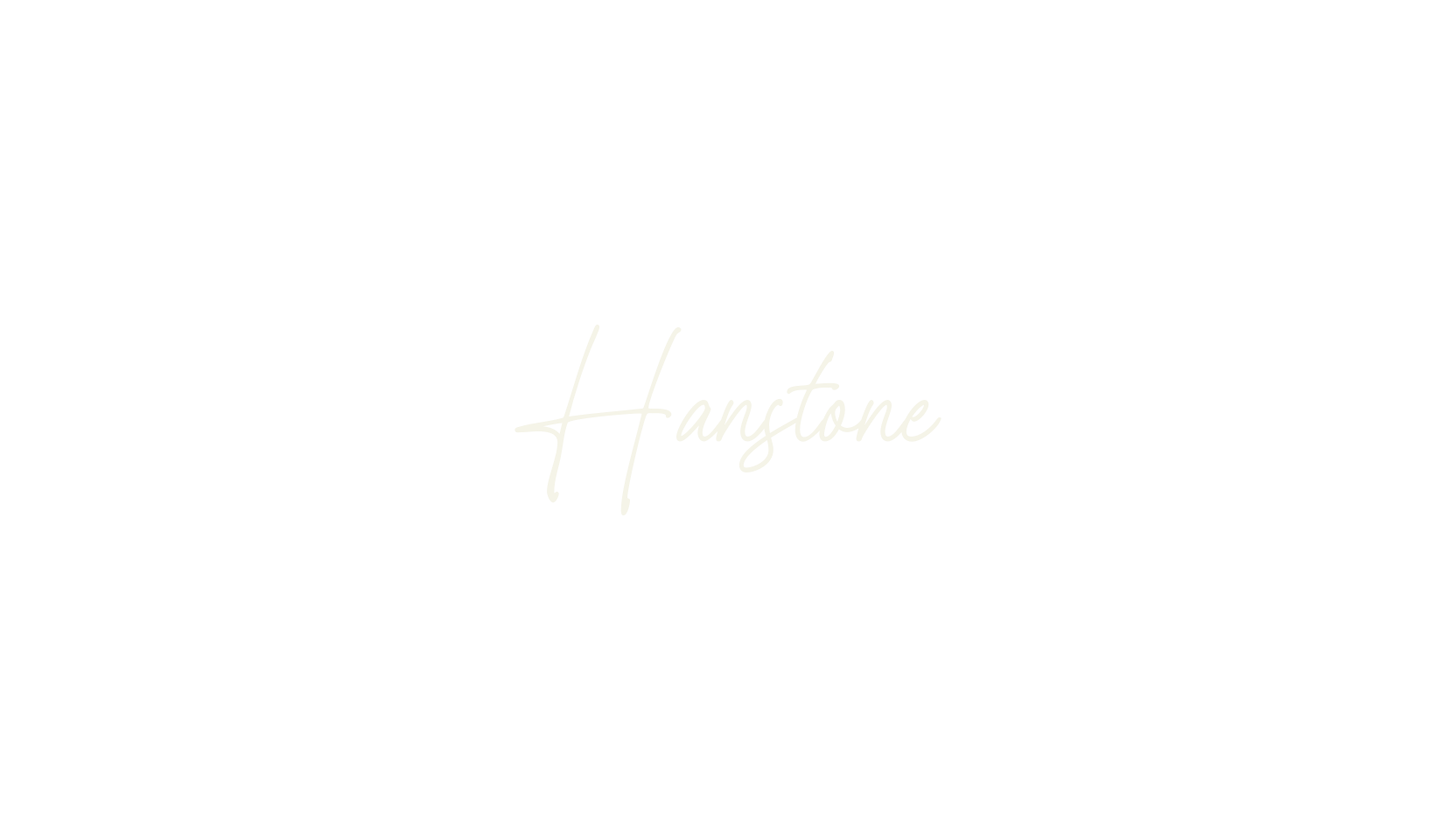 Hanstone, fashion script font preview