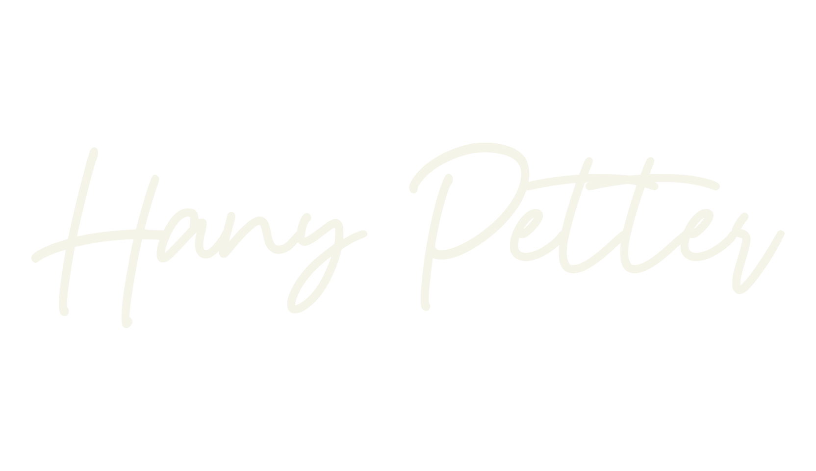Hany Petter, calligraphy font preview
