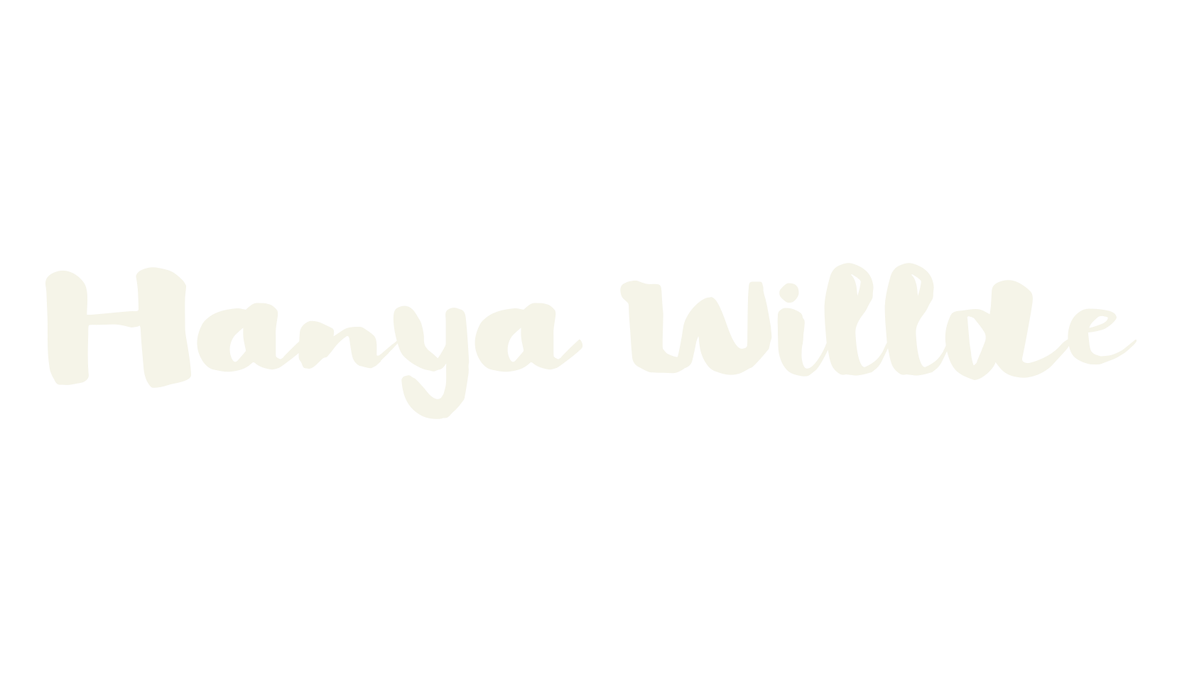 Hanya Willde, opentype font preview