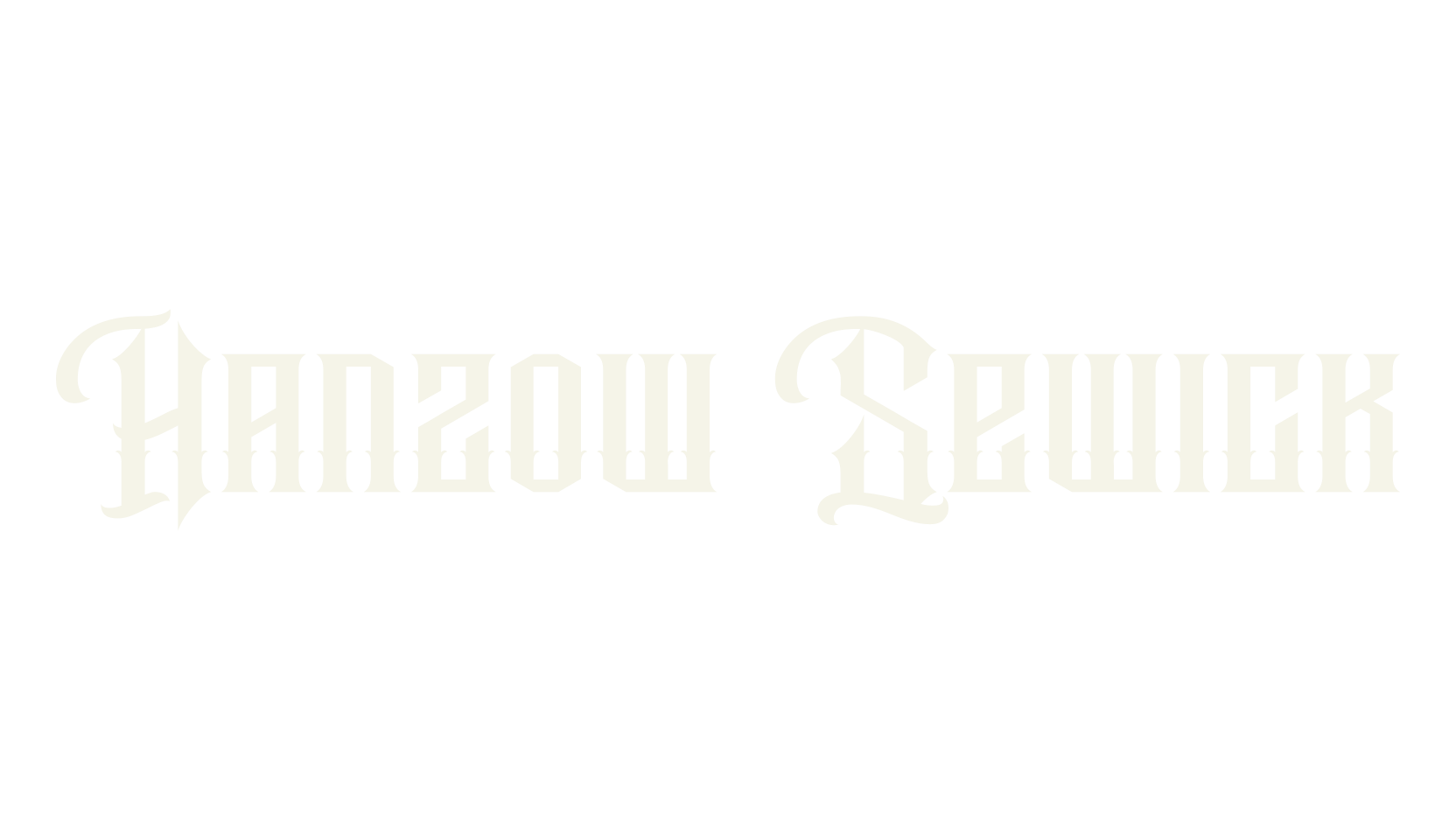 Hanzow Sewick, tattoo font preview