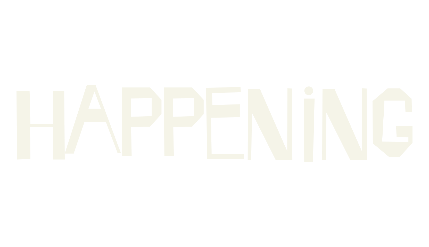 Happening, display market font preview