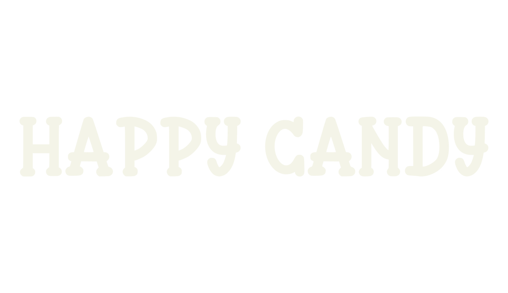 Happy Candy, cursive font preview