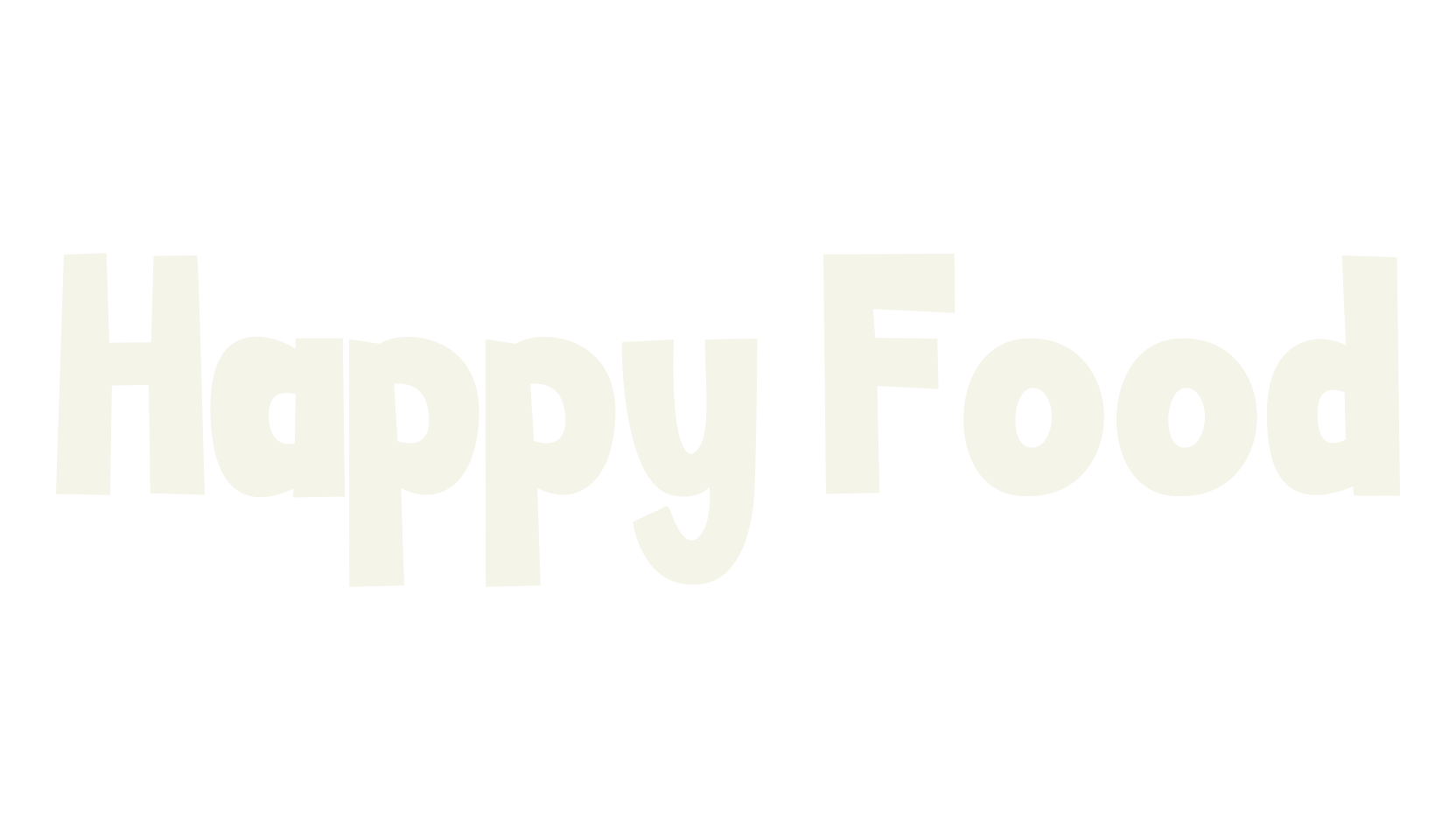 Happy Food, children font preview
