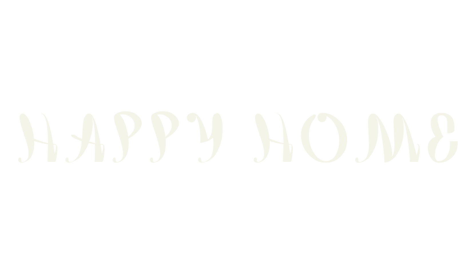 happy home, display market font preview