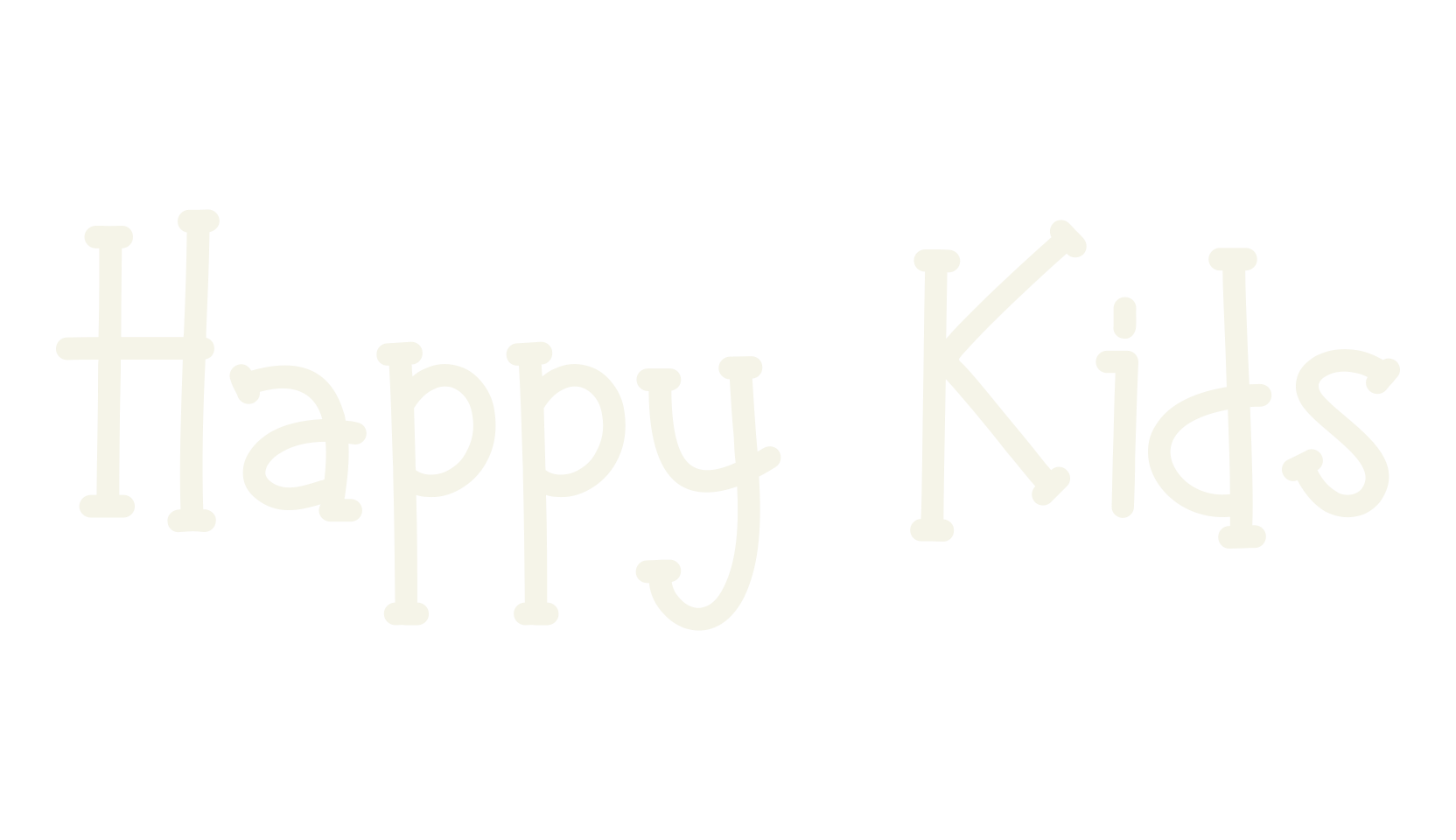 Happy Kids, children font preview