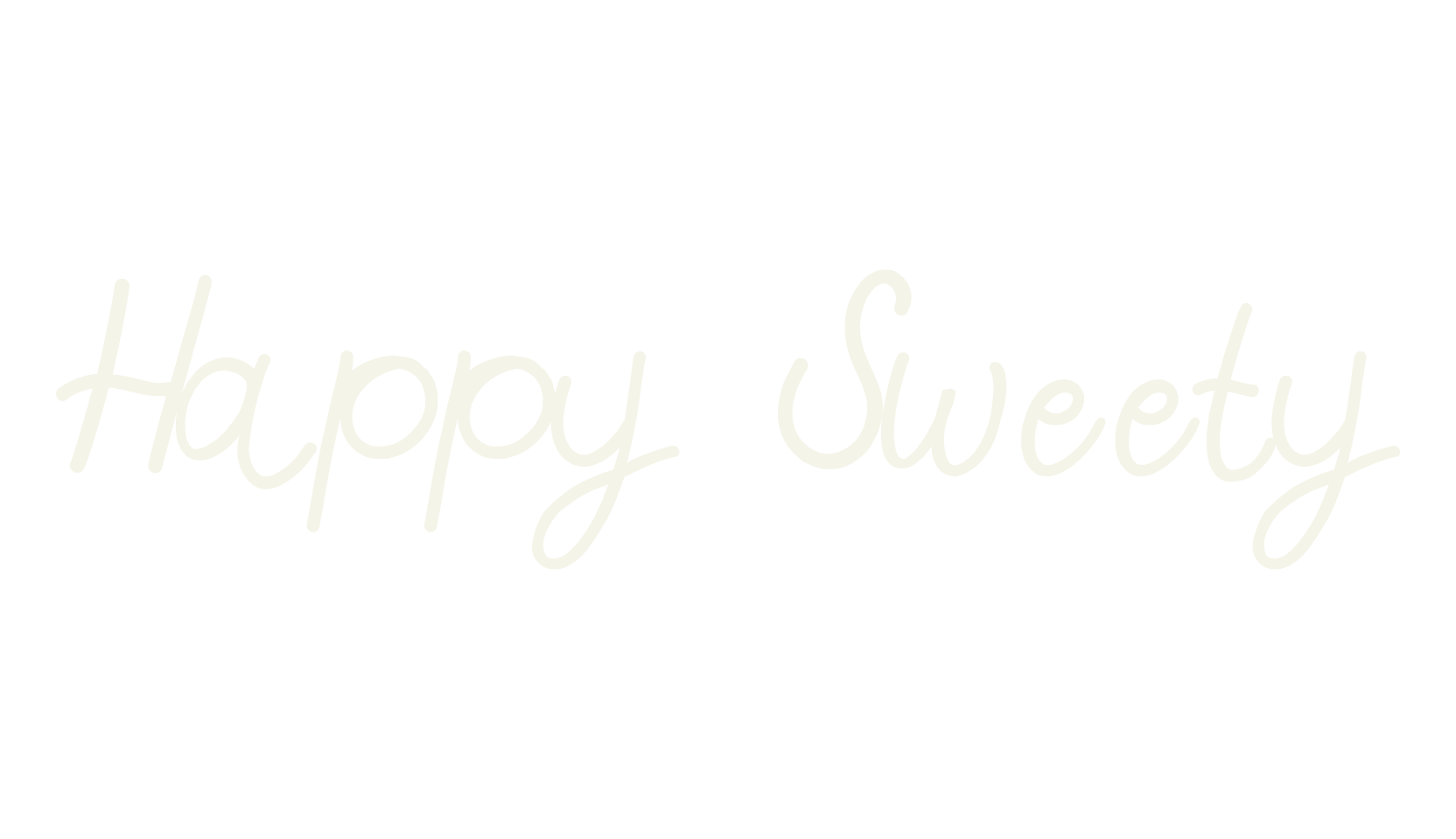 Happy Sweety, brochure font preview