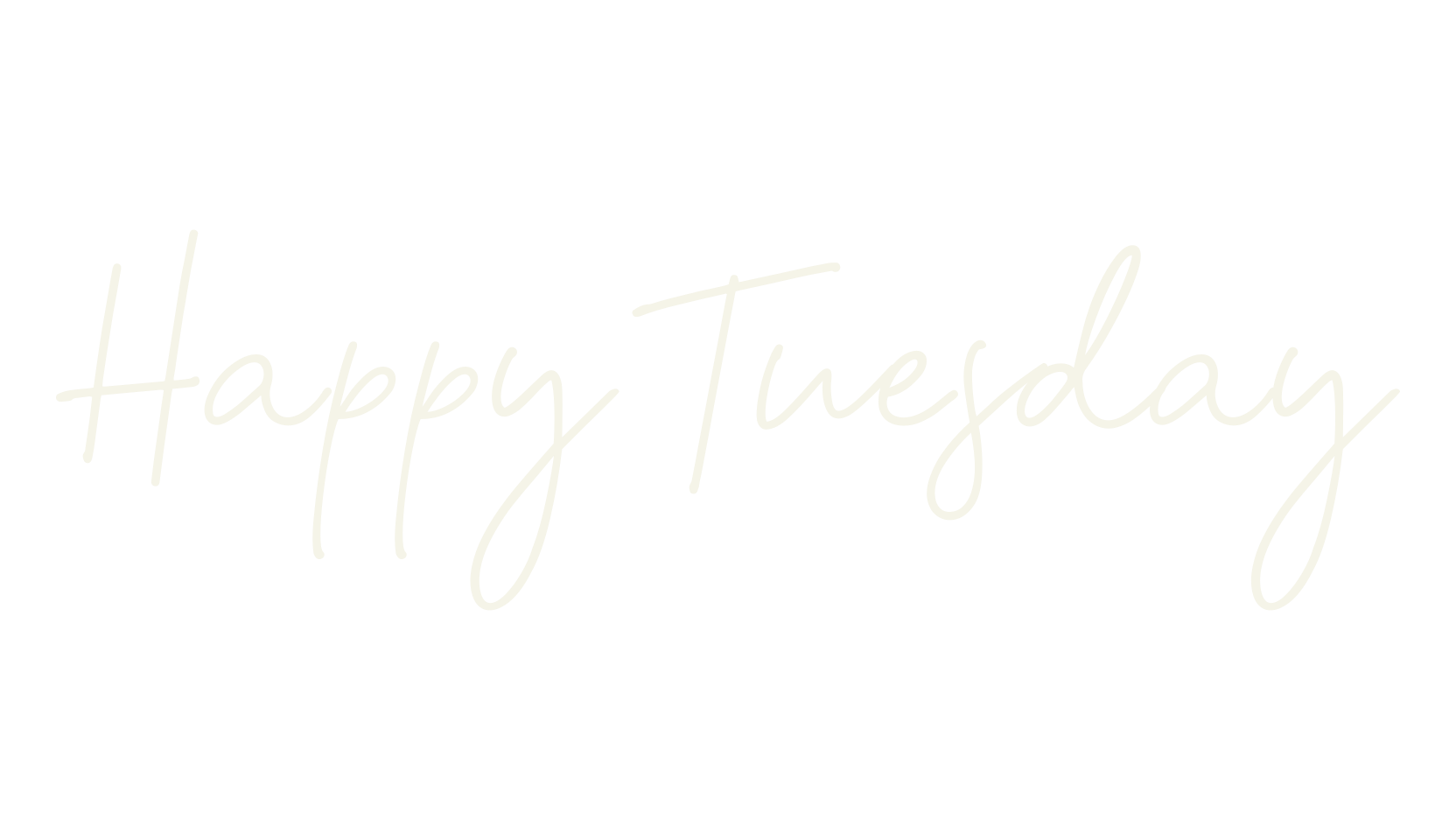 Happy Tuesday, cool font preview