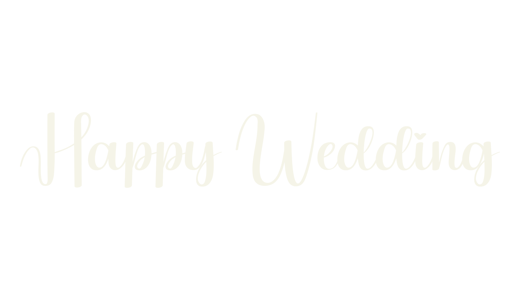 Happy Wedding, wedding font preview