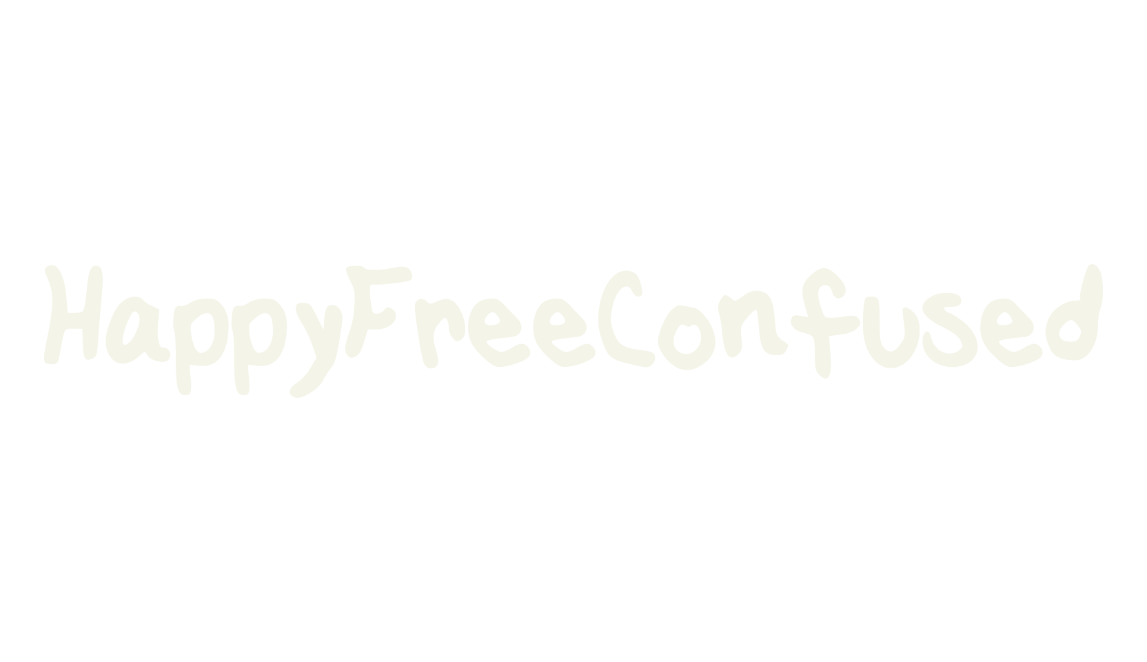 HappyFreeConfused, kaylee font preview