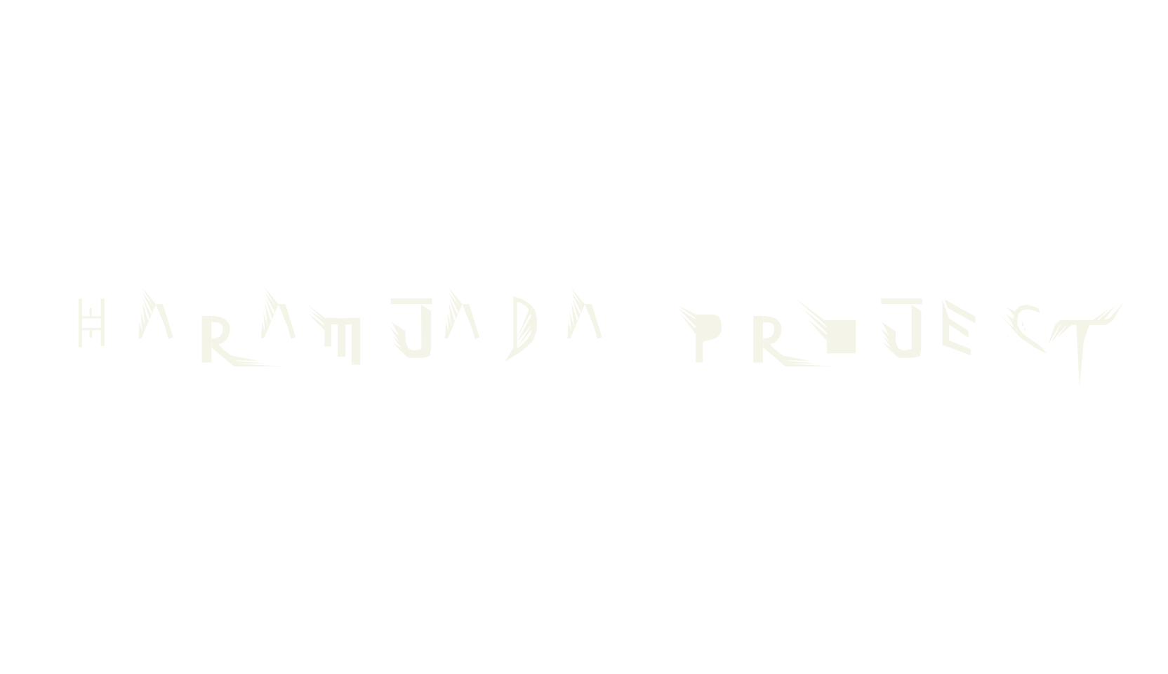 HARAMJADA PROJECT, display font preview