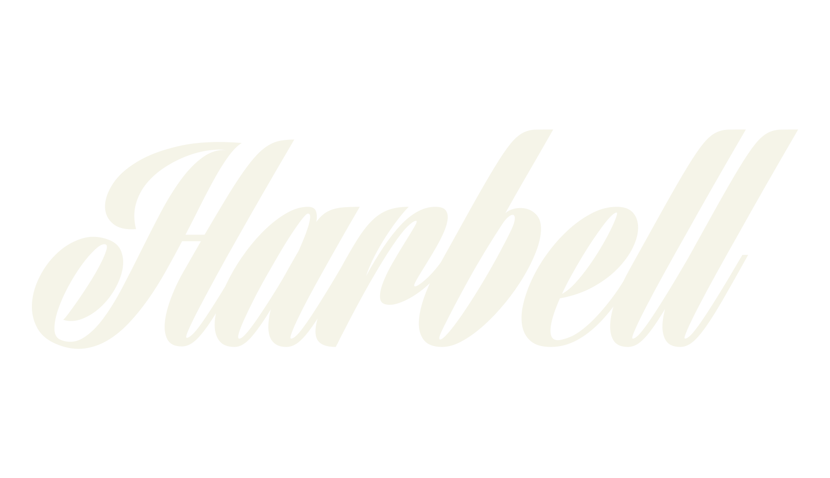 Harbell, fashion script font preview