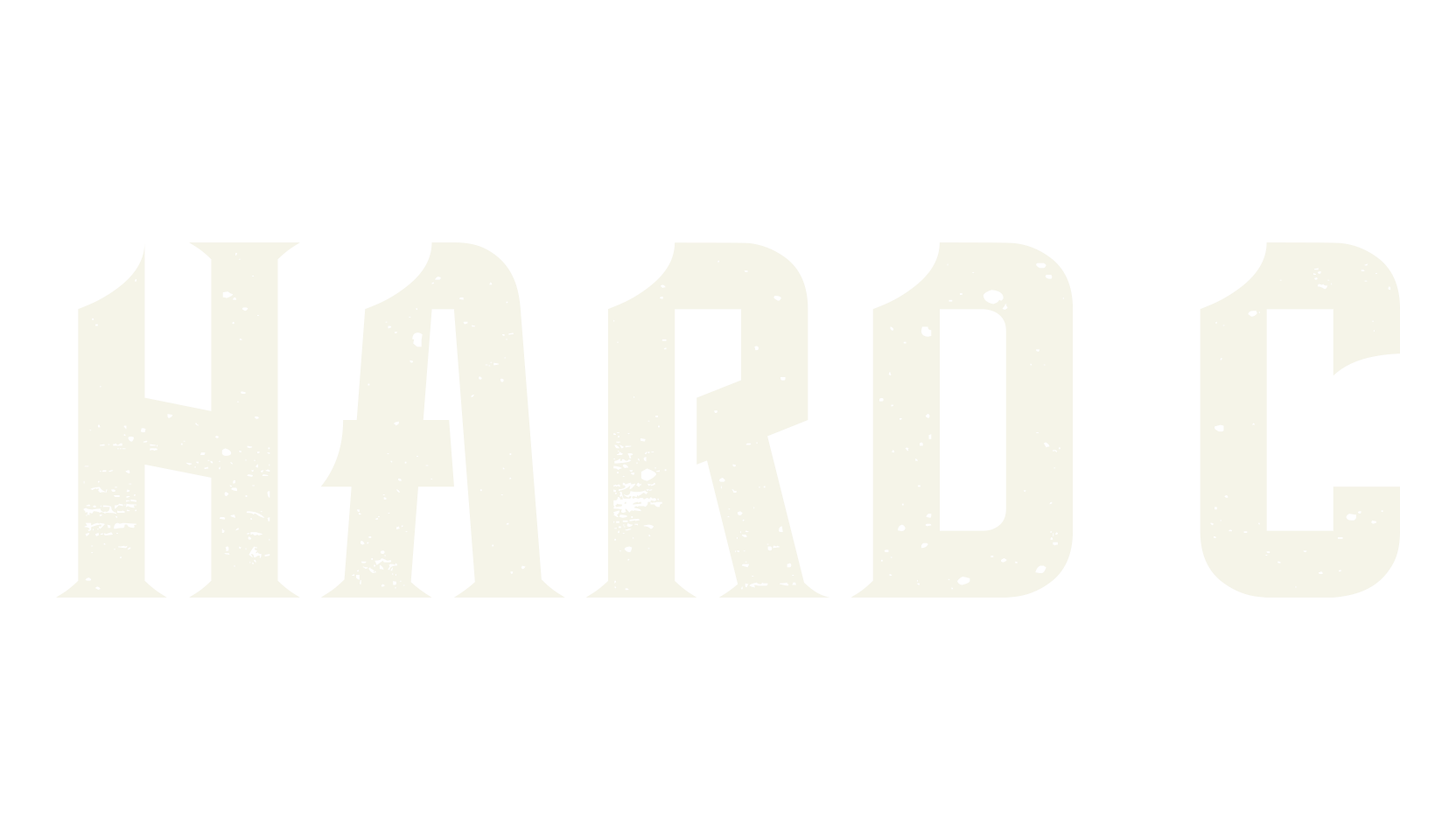 Hard C, fantasy font preview