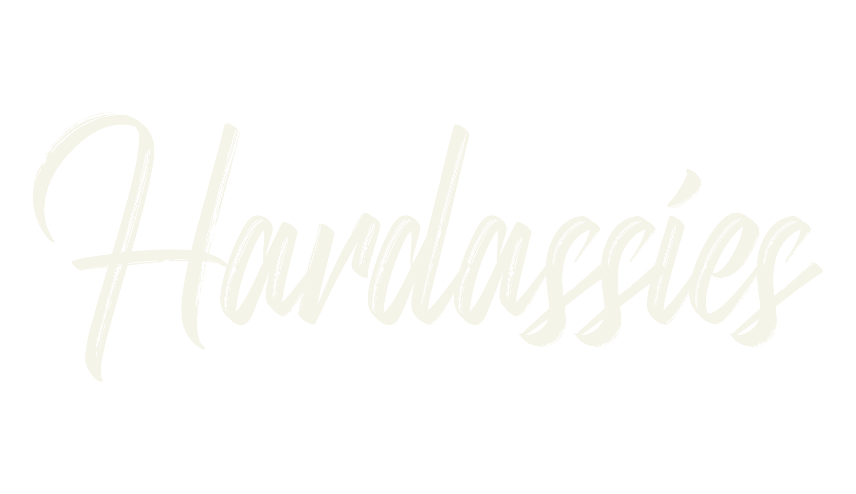 Hardassies, pretty font preview