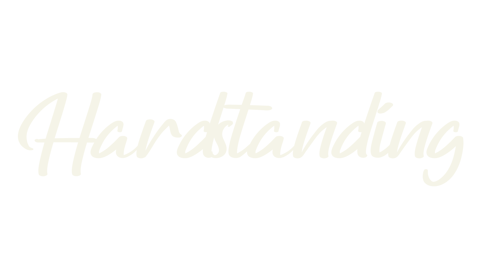 Hardstanding, calligraphy font preview