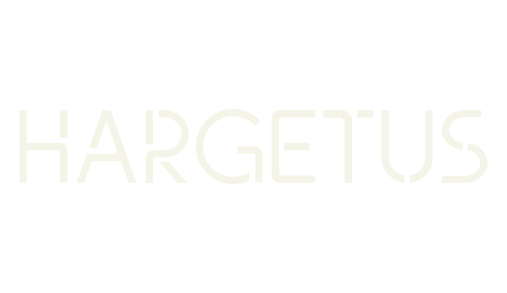 Hargetus, stencil font preview
