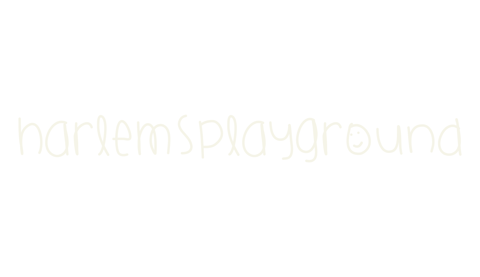 HarlemsPlayground, handwritten font preview