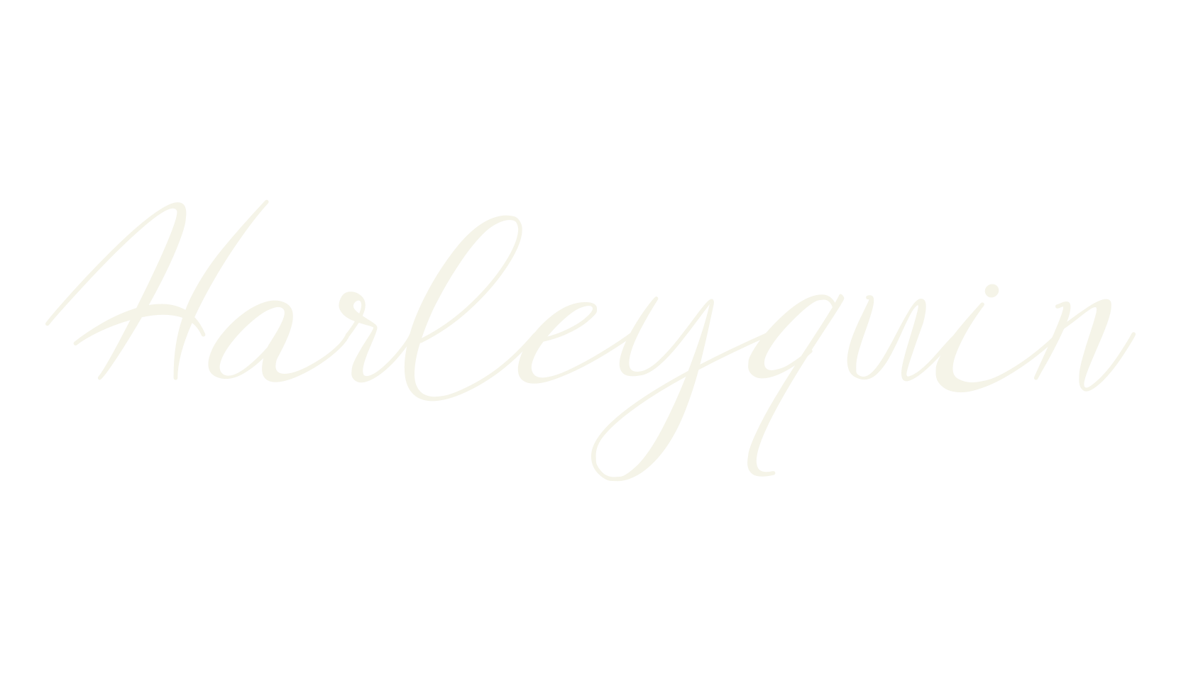 Harleyquin, signature font preview