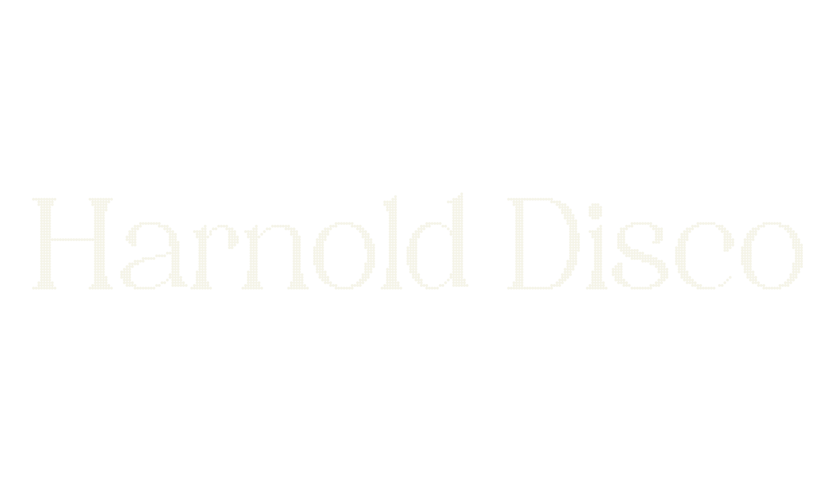 Harnold Disco, poster font preview