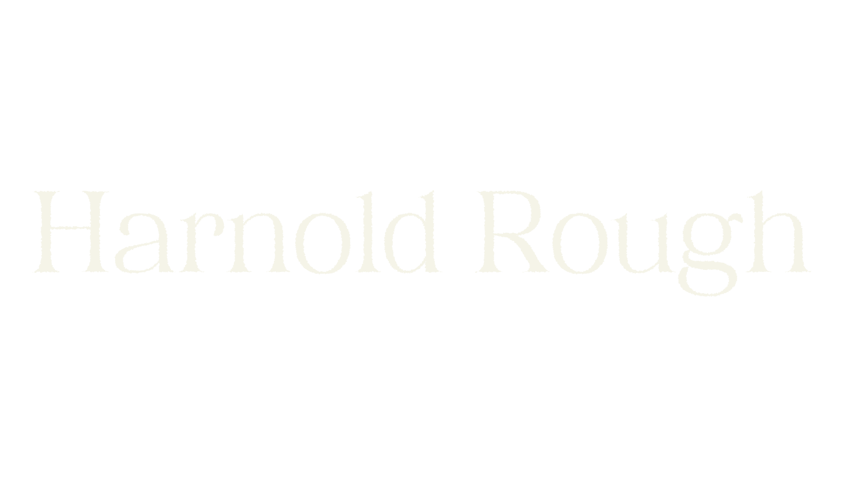 Harnold Rough, logo font preview