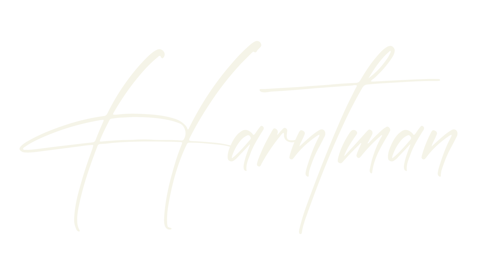 Harntman, script font preview