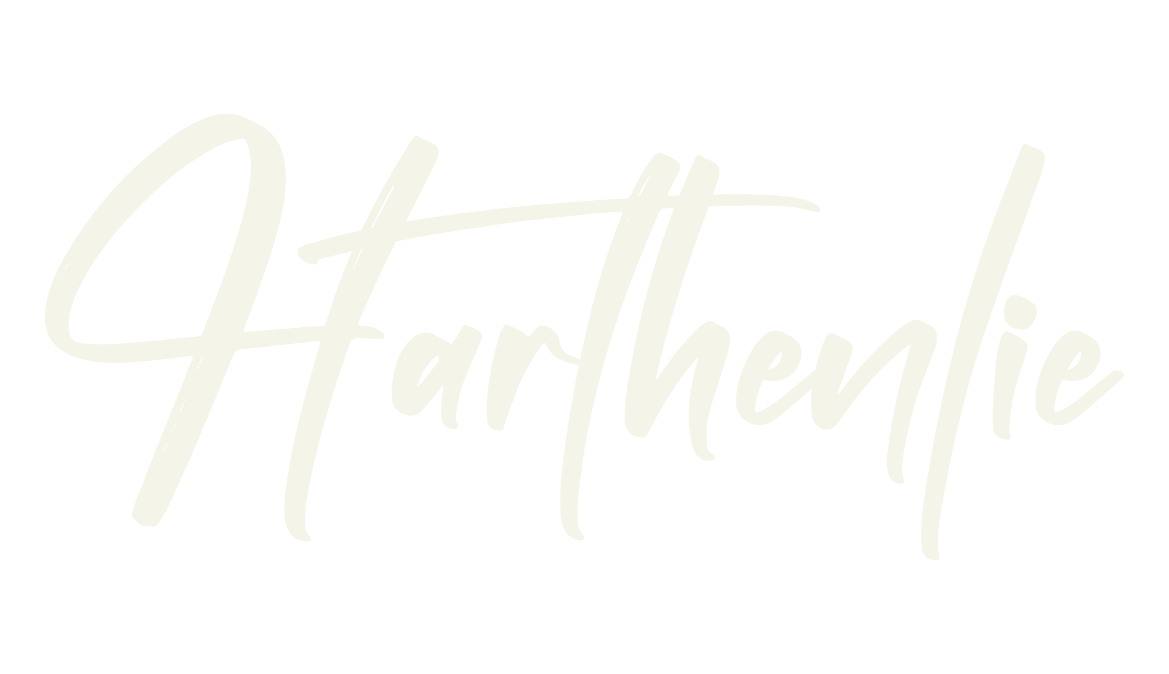 Harthenlie, script font preview