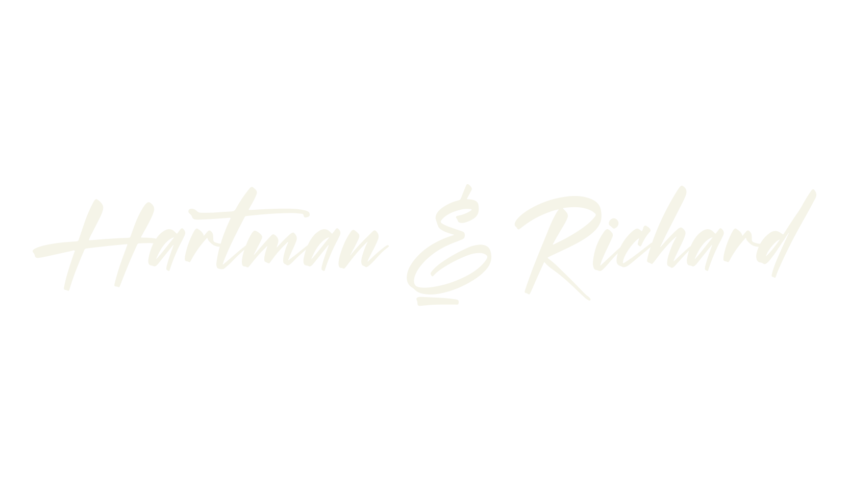 Hartman & Richard, cursive font preview