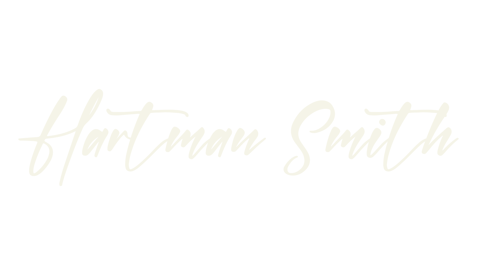 Hartman Smith, script font preview