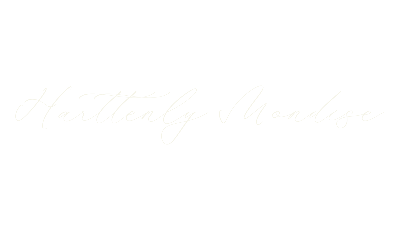 Harttenly Mondise, script font preview