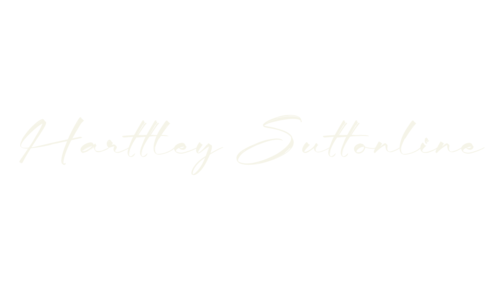 Harttley Suttonline, script font preview