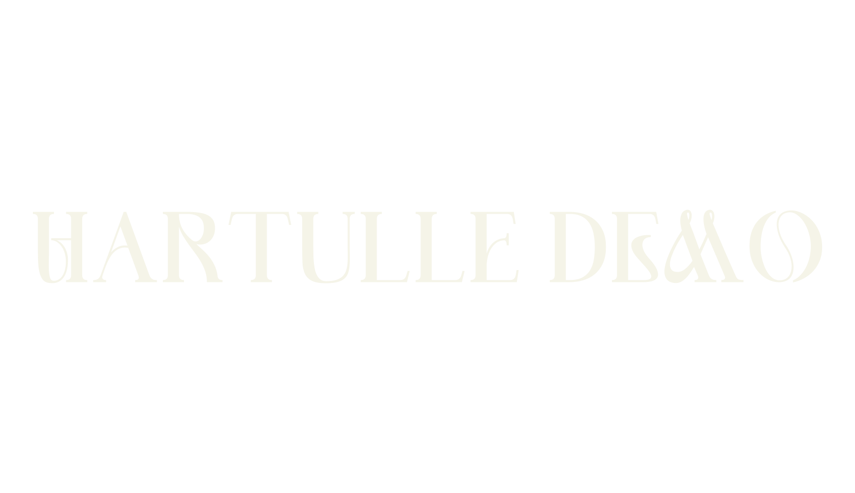 Hartulle DEMO, retro font preview