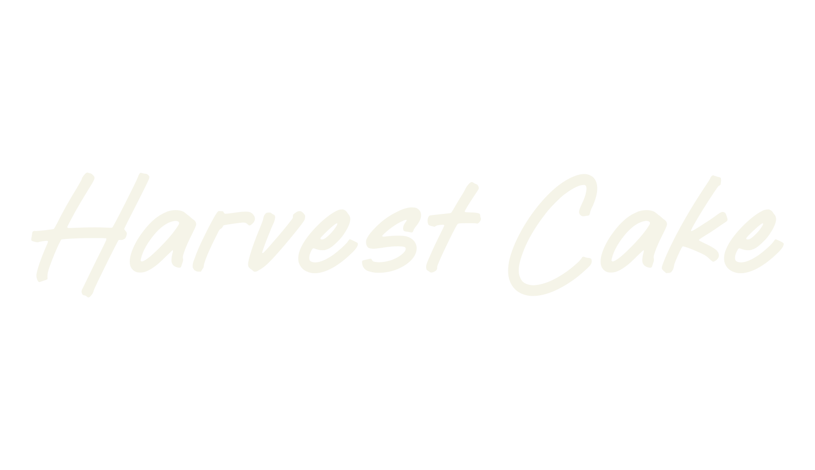 Harvest Cake, bold font preview