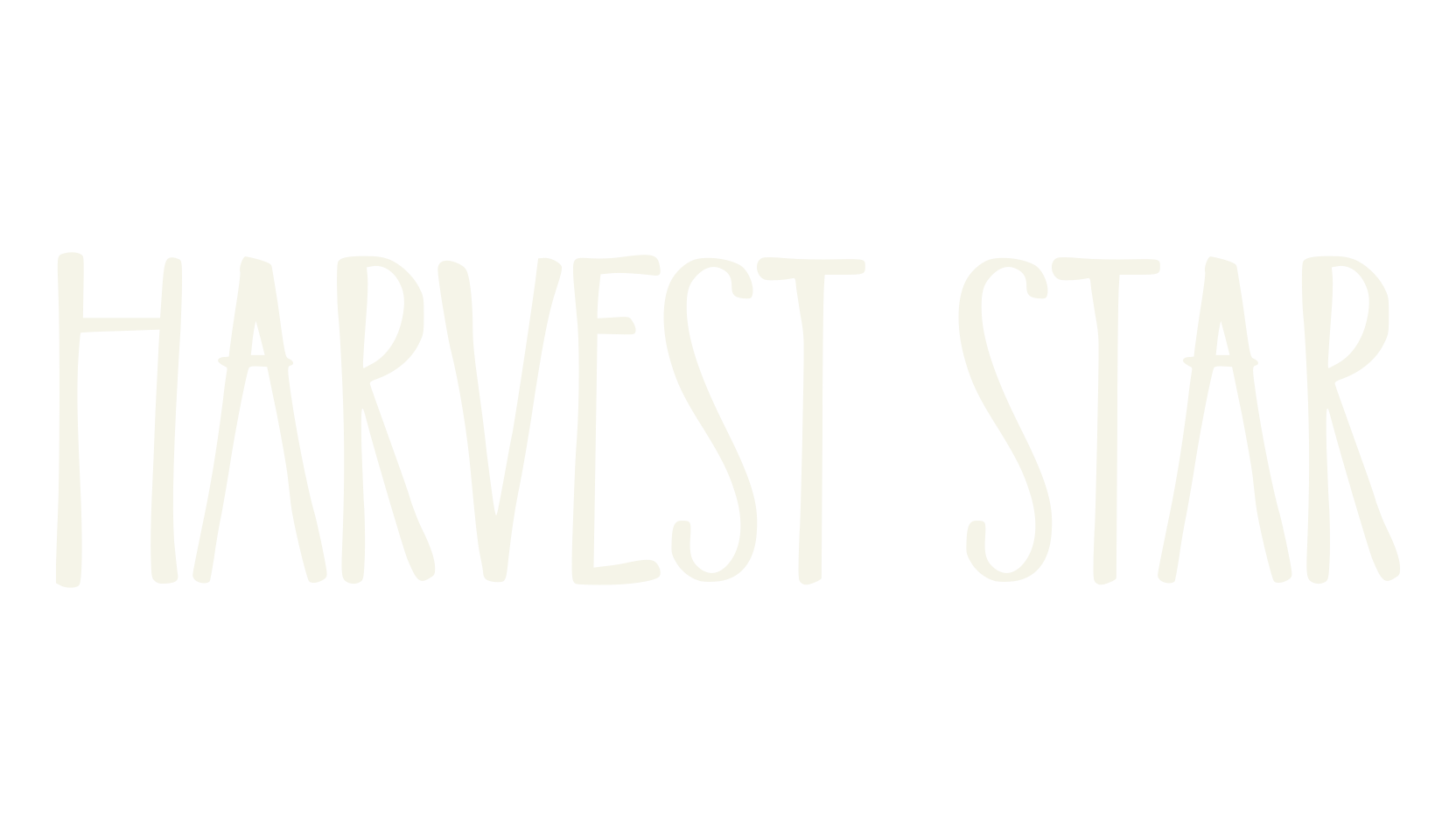 Harvest Star, baby font preview