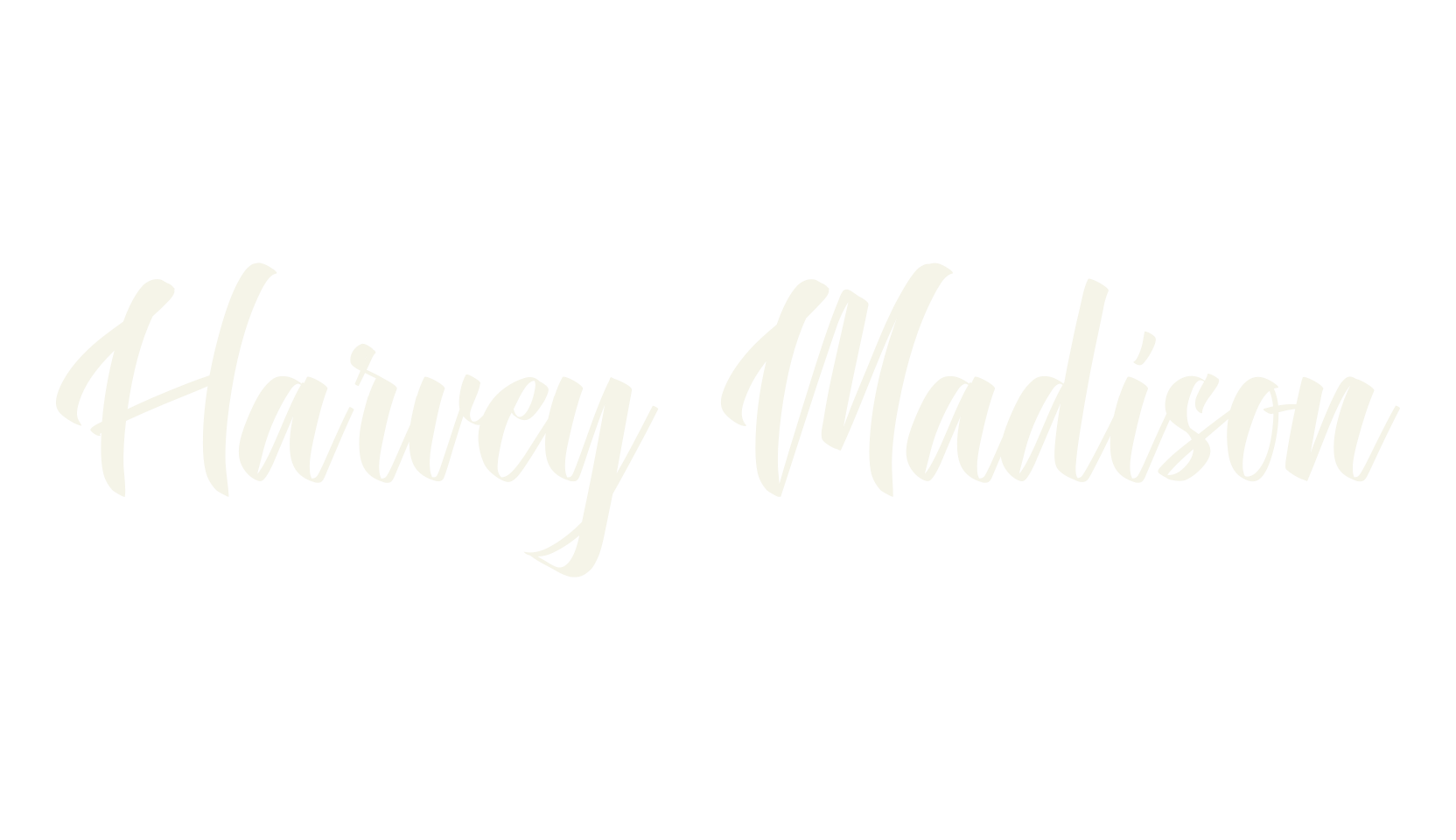Harvey Madison, stickers font preview