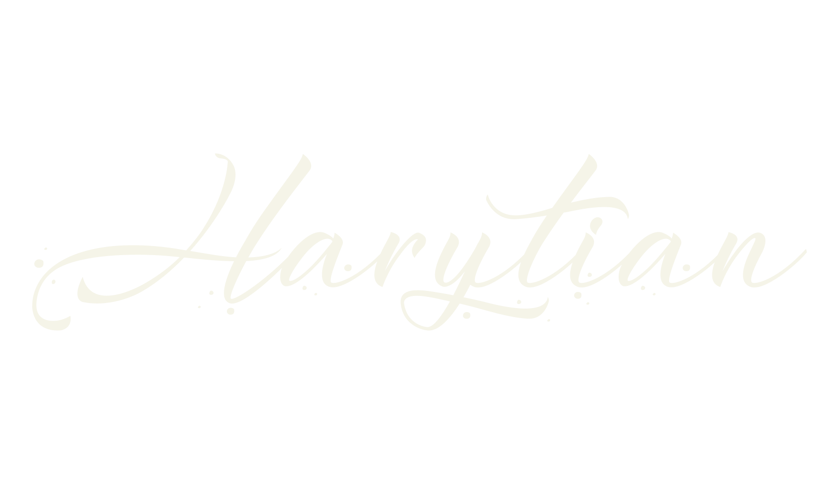 Harytian, lettering font preview