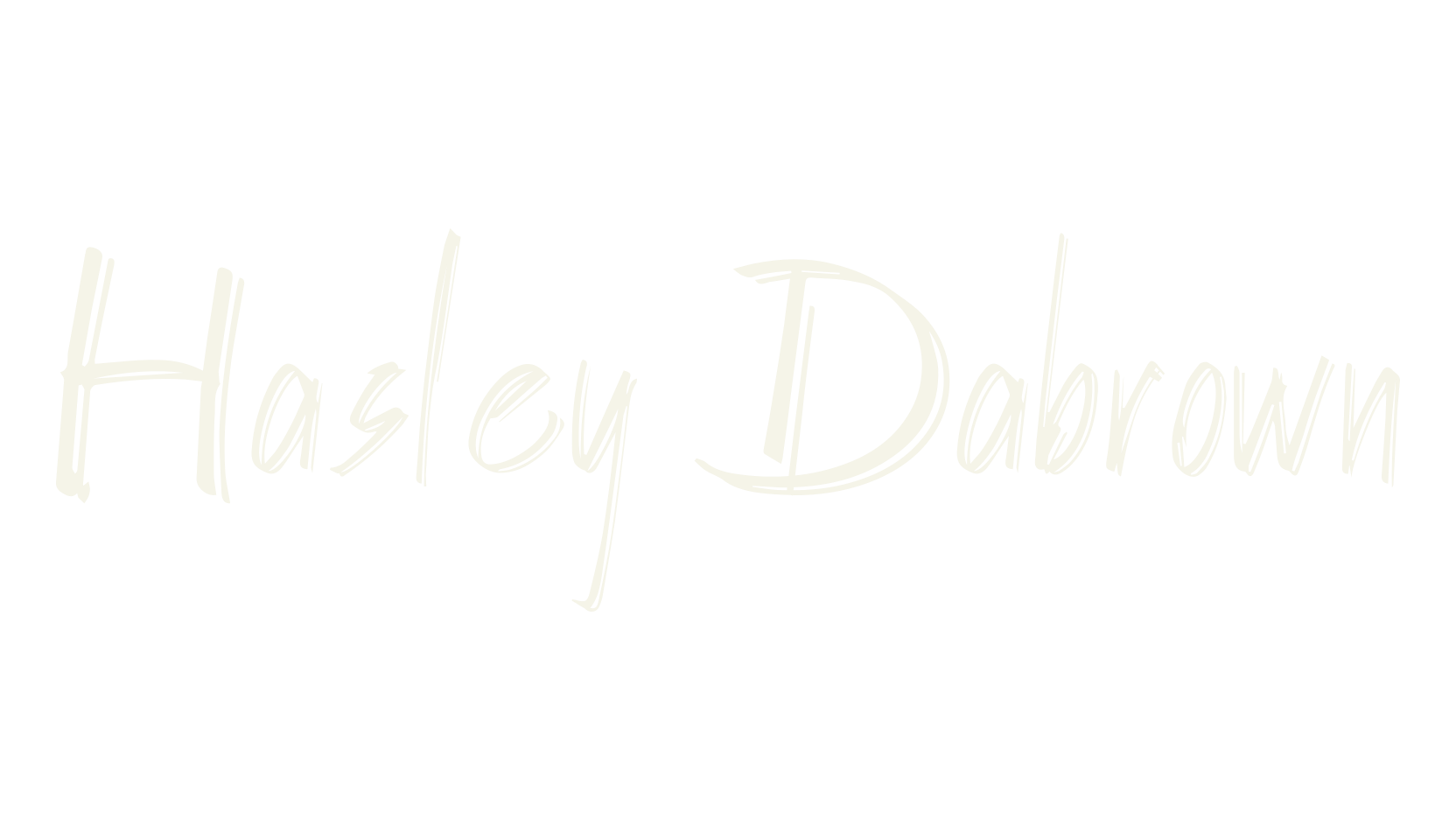 Hasley Dabrown, handwriting font preview