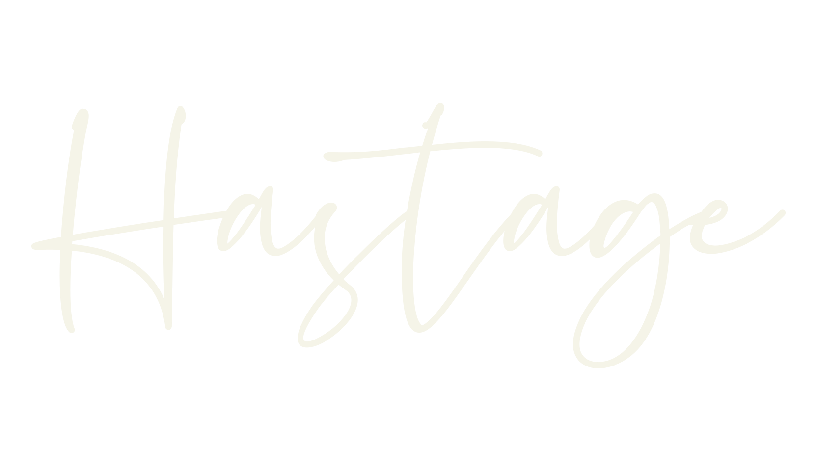 Hastage, logo font preview